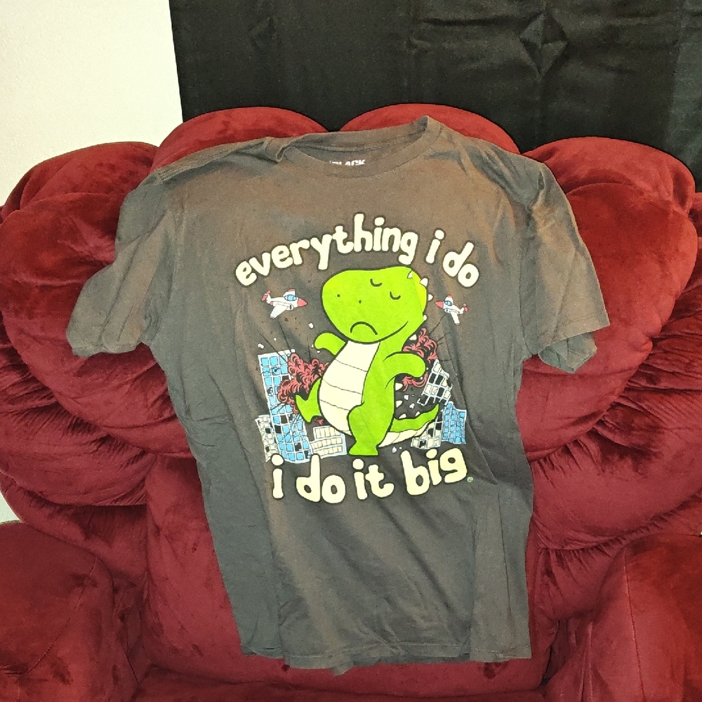 Green Dinosaur Graphic T-Shirt for Reptile Lovers